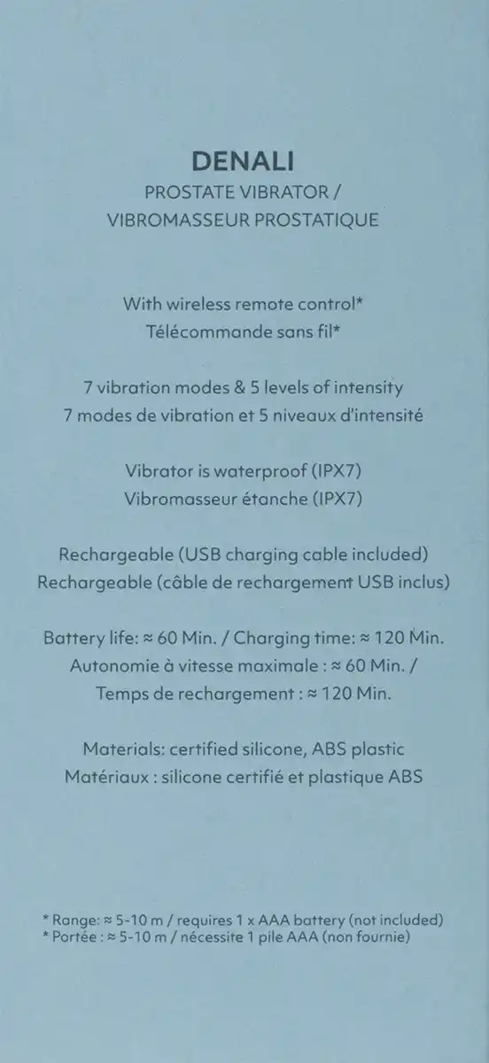 Bild 2 von AMORELIE BOLD Prostata-Vibrator Denali schwarz