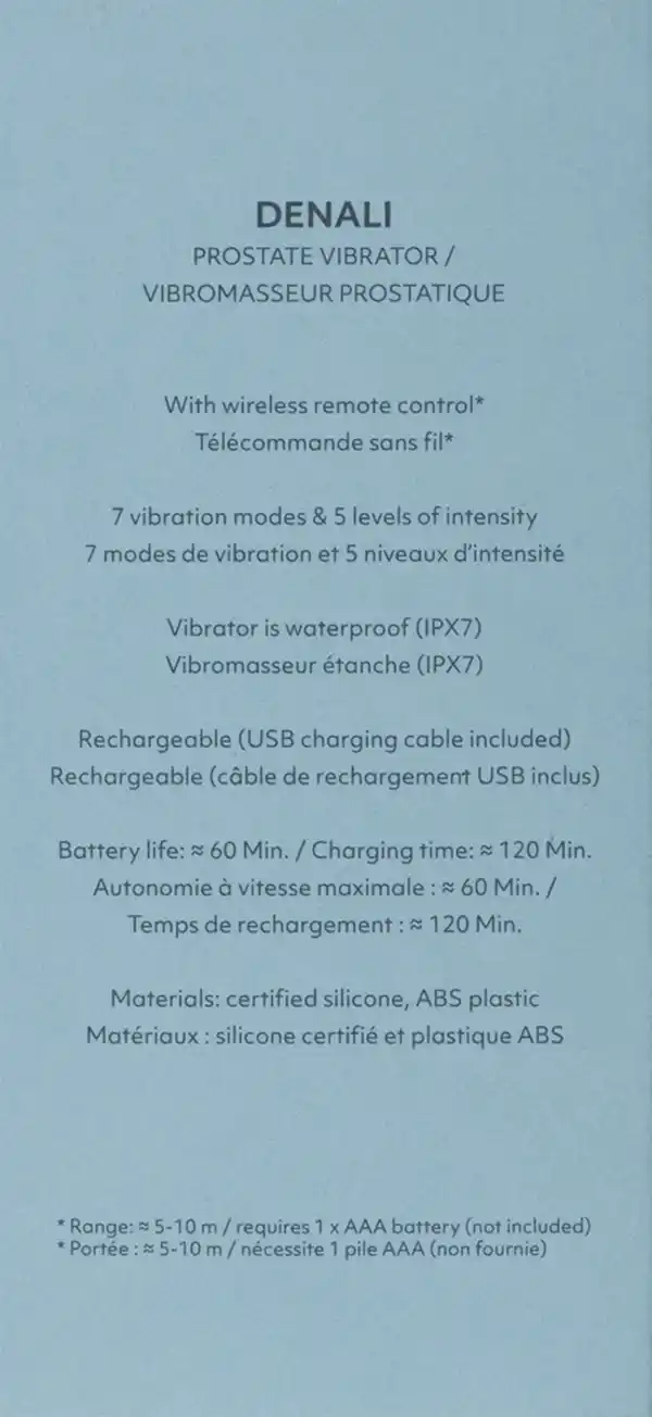 Bild 2 von AMORELIE BOLD Prostata-Vibrator Denali schwarz