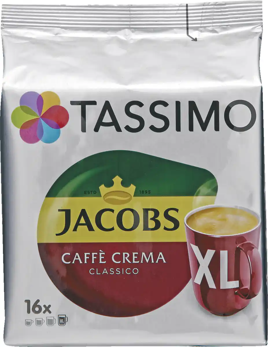 Bild 1 von TASSIMO Jacobs Caffè Crema Classico XL, 132,8 g