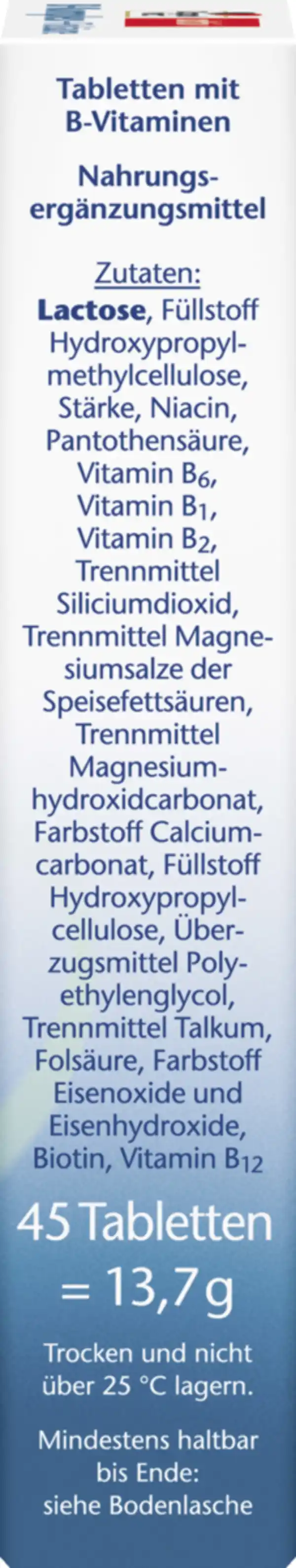 Bild 2 von Doppelherz aktiv B-Komplex + Folsäure Mini-Tabletten, 13,7 g