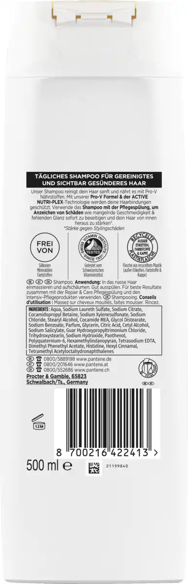 Bild 2 von Pantene Pro-V Haarshampoo Repair Care, 500 ml