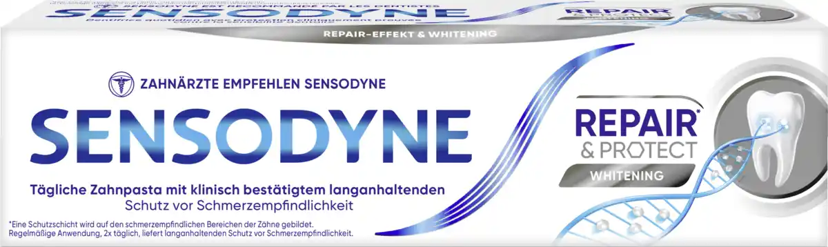 Bild 1 von Sensodyne Repair & Protect Whitening Zahnpasta, 75 ml
