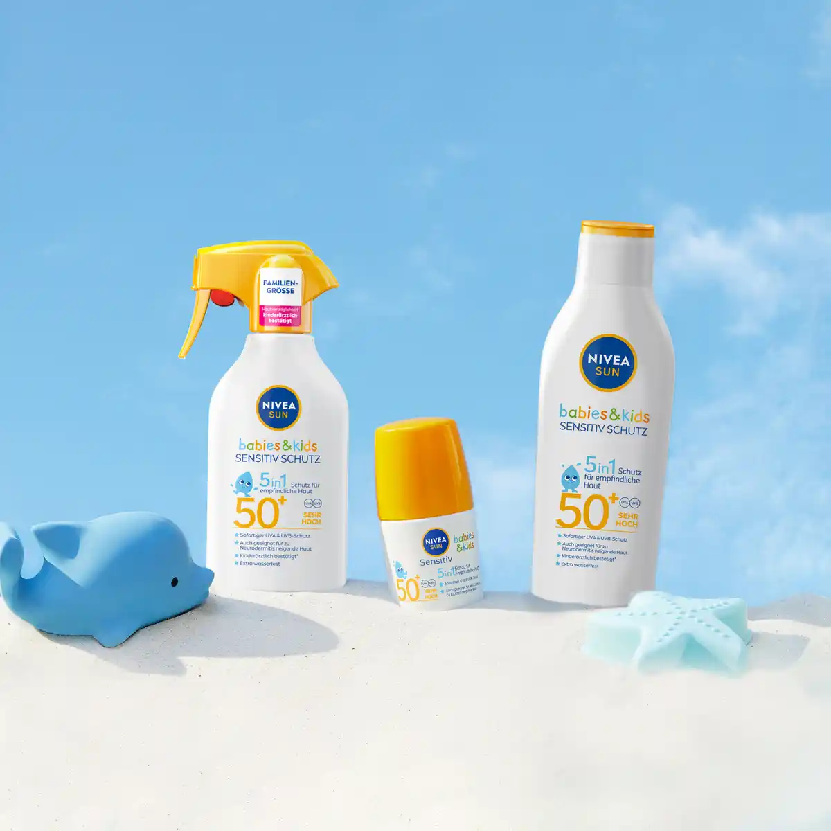 Bild 3 von NIVEA SUN Babies & Kids sensitiv Schutz 5in1 LSF50+, 270 ml