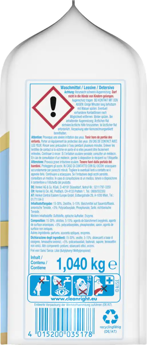 Bild 2 von Persil Megaperls Sensitive Vollwaschmittel 16 WL