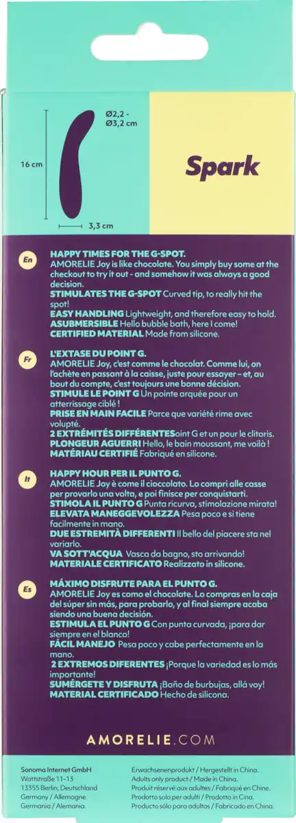 Bild 4 von AMORELIE Joy Dildo Spark grün