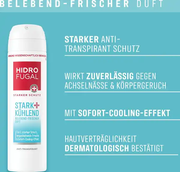 Bild 4 von Hidrofugal Stark Kühlend Anti-Transpirant Spray, 150 ml