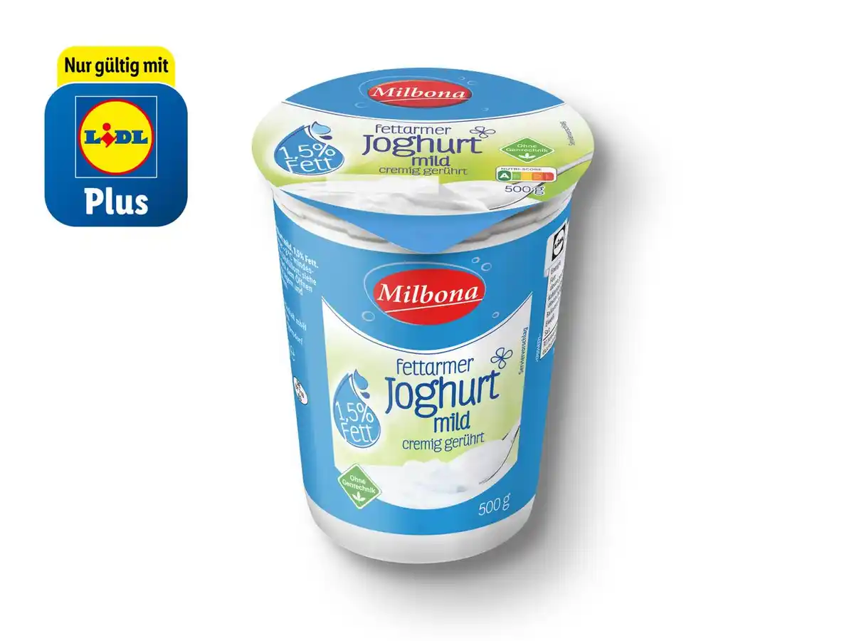 Bild 1 von Milbona Joghurt mild,  500 g