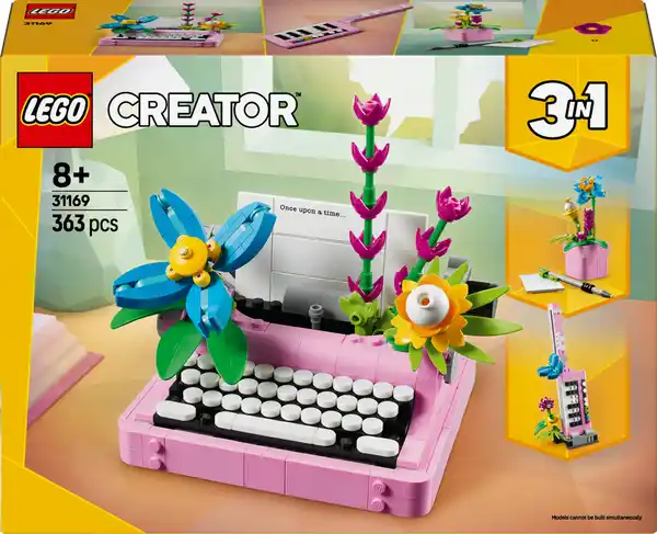 Bild 1 von LEGO CREATOR 31169 Schreibmaschine mit Blumen