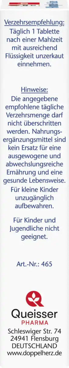 Bild 3 von Doppelherz aktiv B-Komplex + Folsäure Mini-Tabletten, 13,7 g