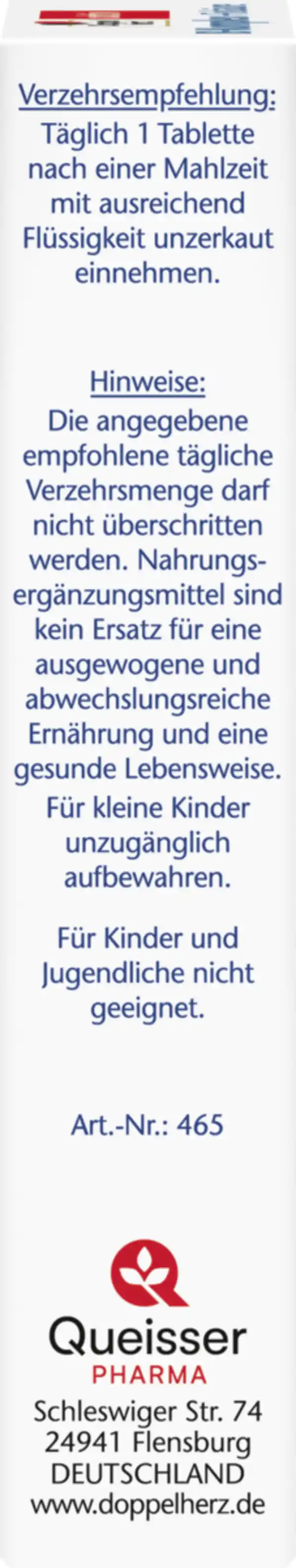 Bild 3 von Doppelherz aktiv B-Komplex + Folsäure Mini-Tabletten, 13,7 g