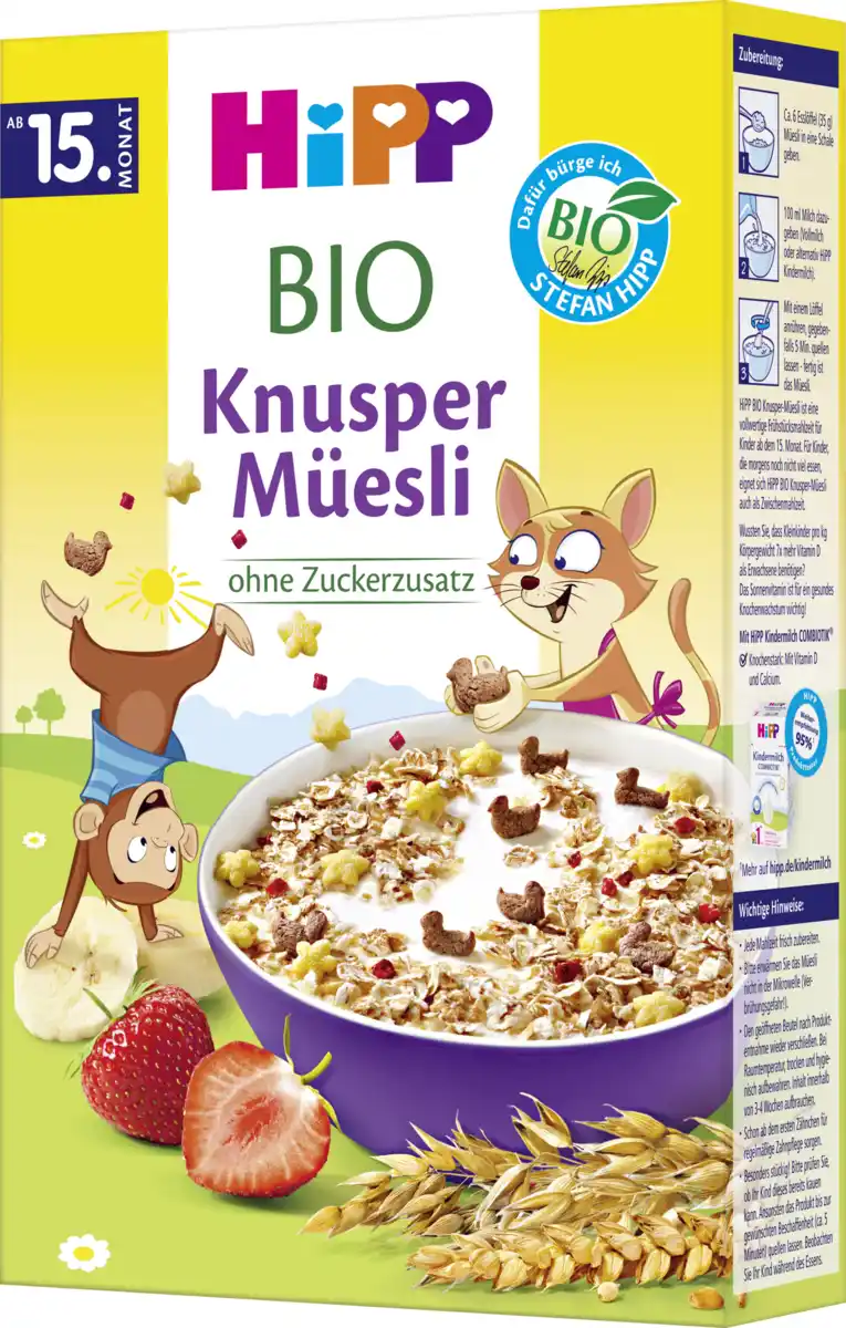 Bild 2 von HiPP Bio Knusper-Müesli, 200 g