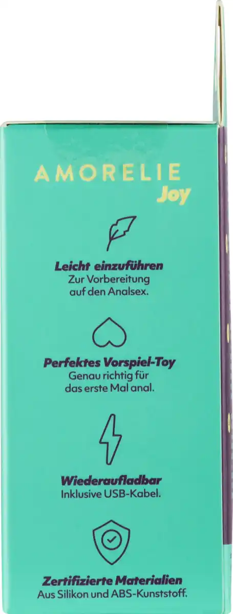 Bild 2 von AMORELIE Joy Analplug mit Vibration Fly blau