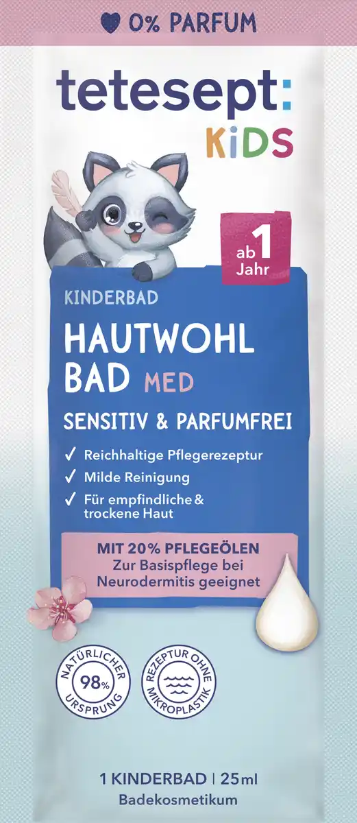 Bild 1 von tetesept Kinder Badespaß Kids Hautwohl Bad med, 25 ml
