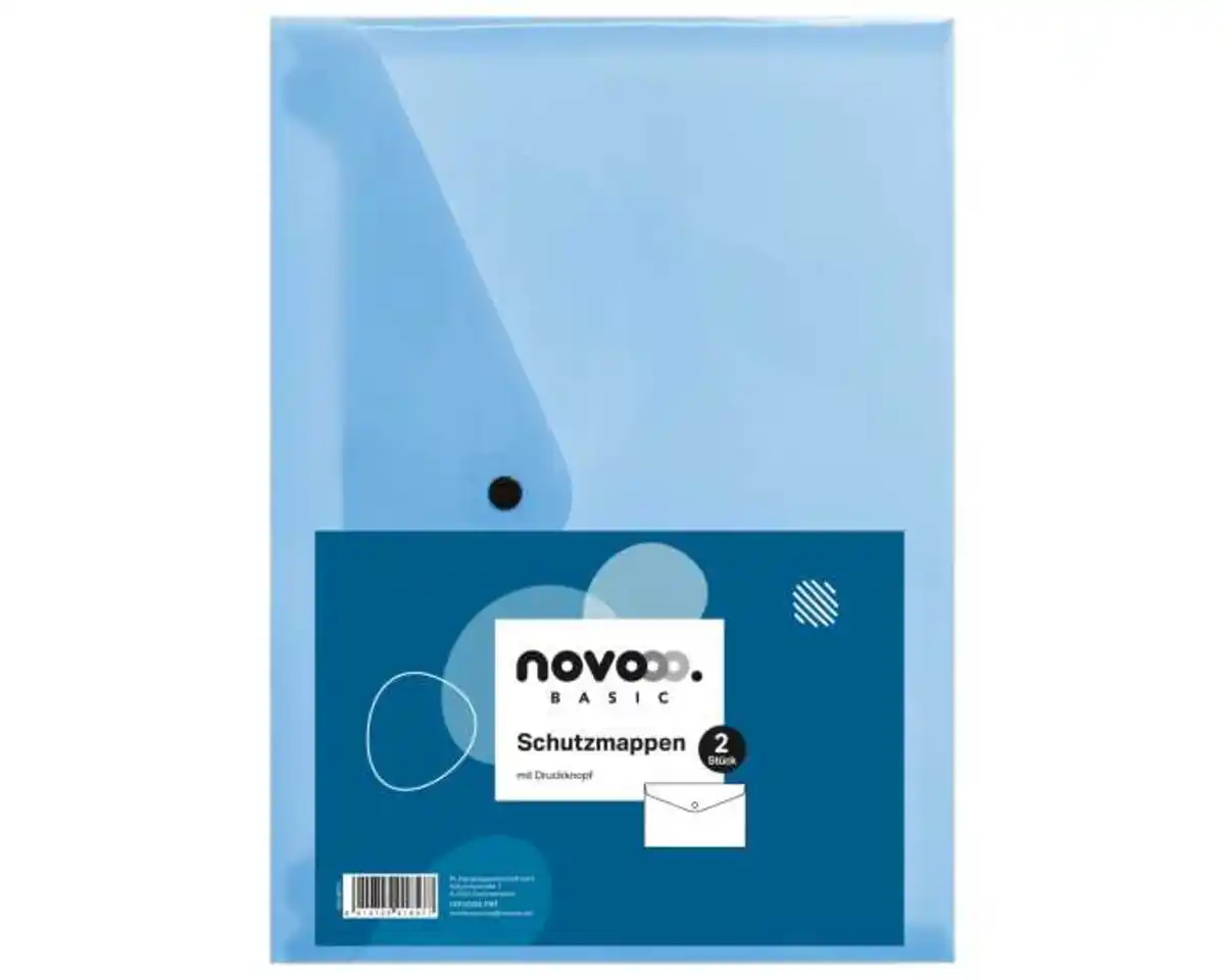 Bild 1 von novooo Schutzmappe 2er, mit Druckknopf