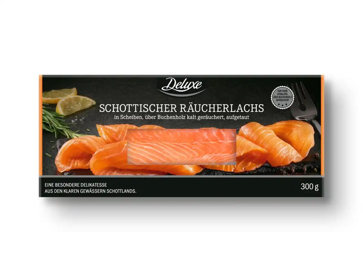 Bild 1 von Deluxe Schottischer Räucherlachs,  300 g