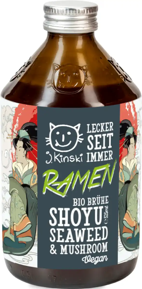 Bild 1 von J.Kinski Bio Ramen Shoyu Seaweed Mushroom, 525 ml