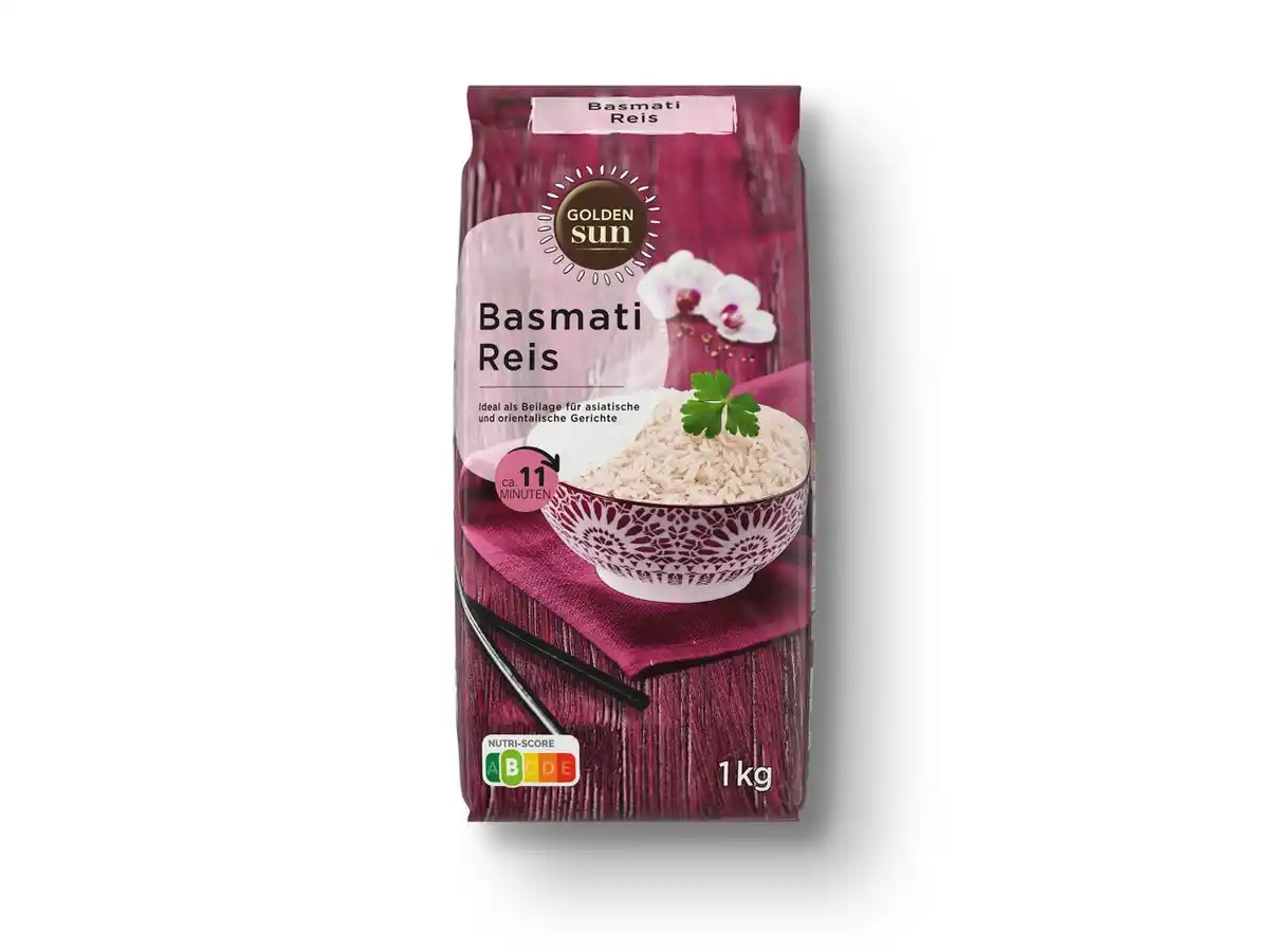 Bild 1 von Golden Sun Basmati Reis,  1 kg