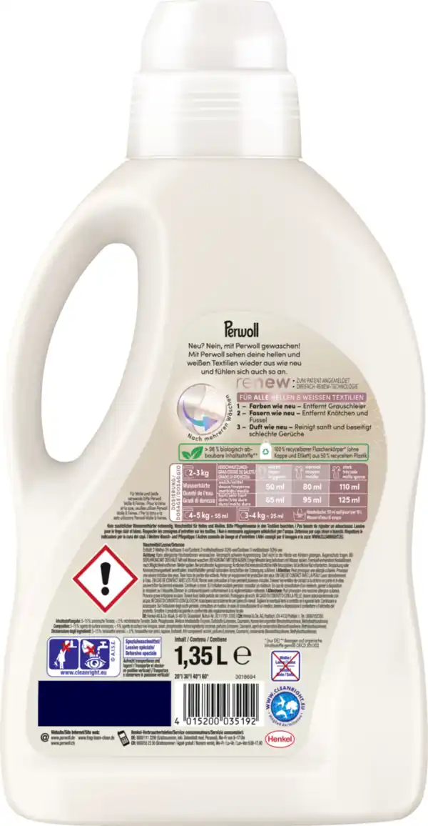 Bild 2 von Perwoll Renew Colorwaschmittel für Helles 27 WL