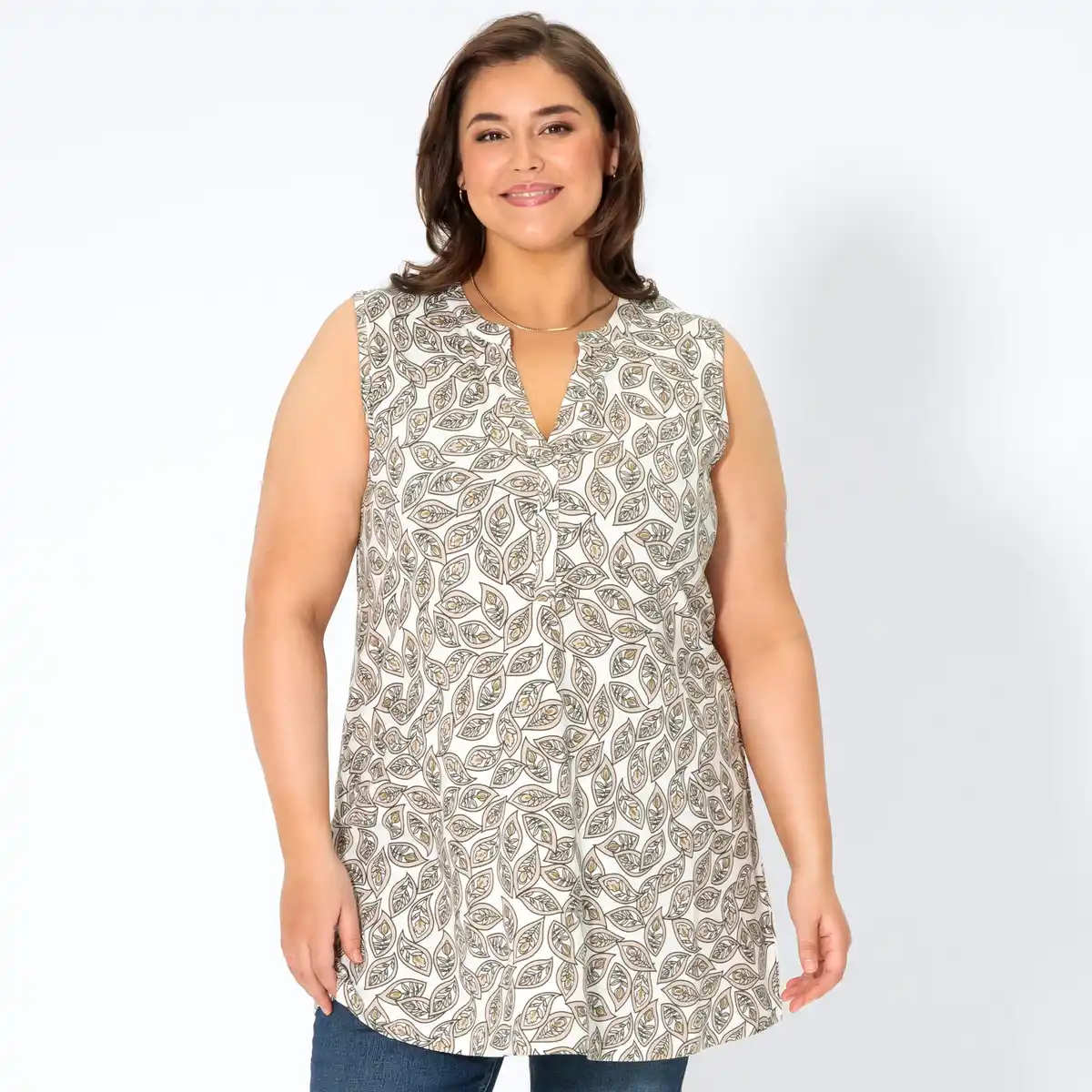 Bild 1 von Damen-Top mit modischem Druck, große Größen