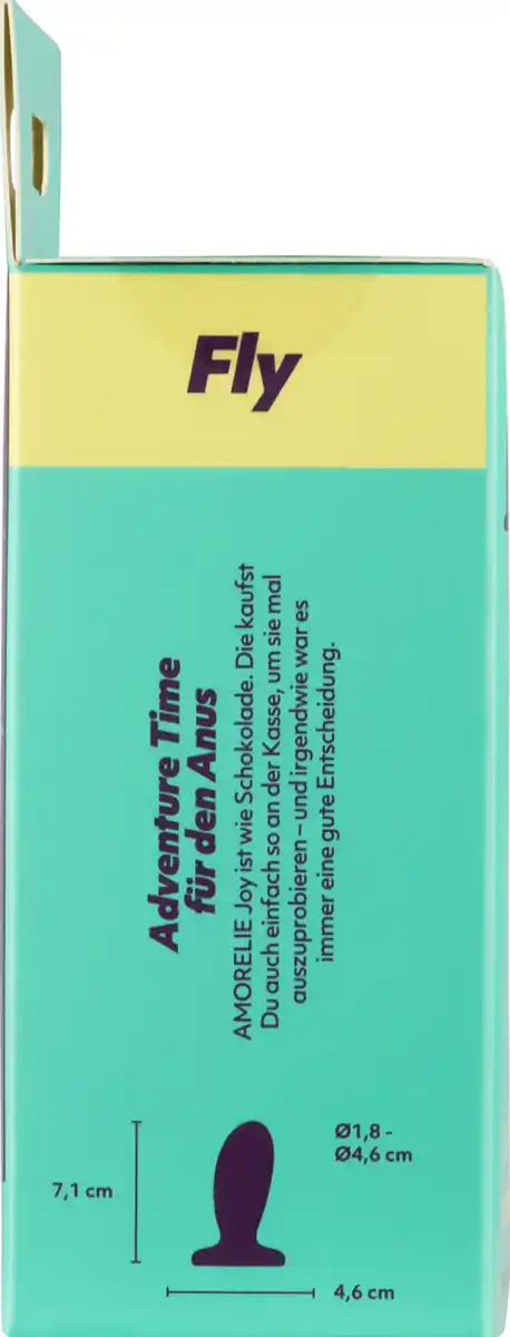 Bild 3 von AMORELIE Joy Analplug mit Vibration Fly blau