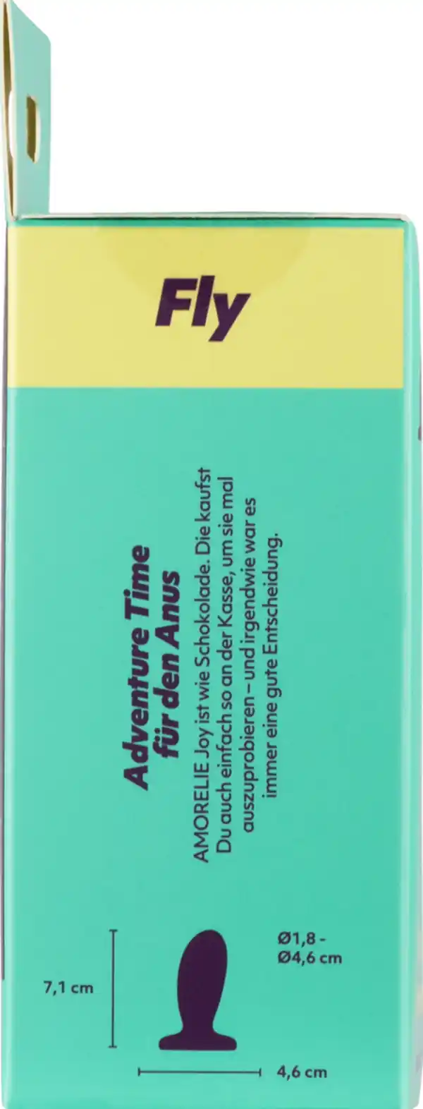 Bild 3 von AMORELIE Joy Analplug mit Vibration Fly blau