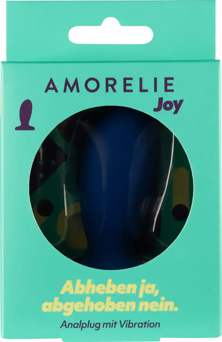 Bild 1 von AMORELIE Joy Analplug mit Vibration Fly blau