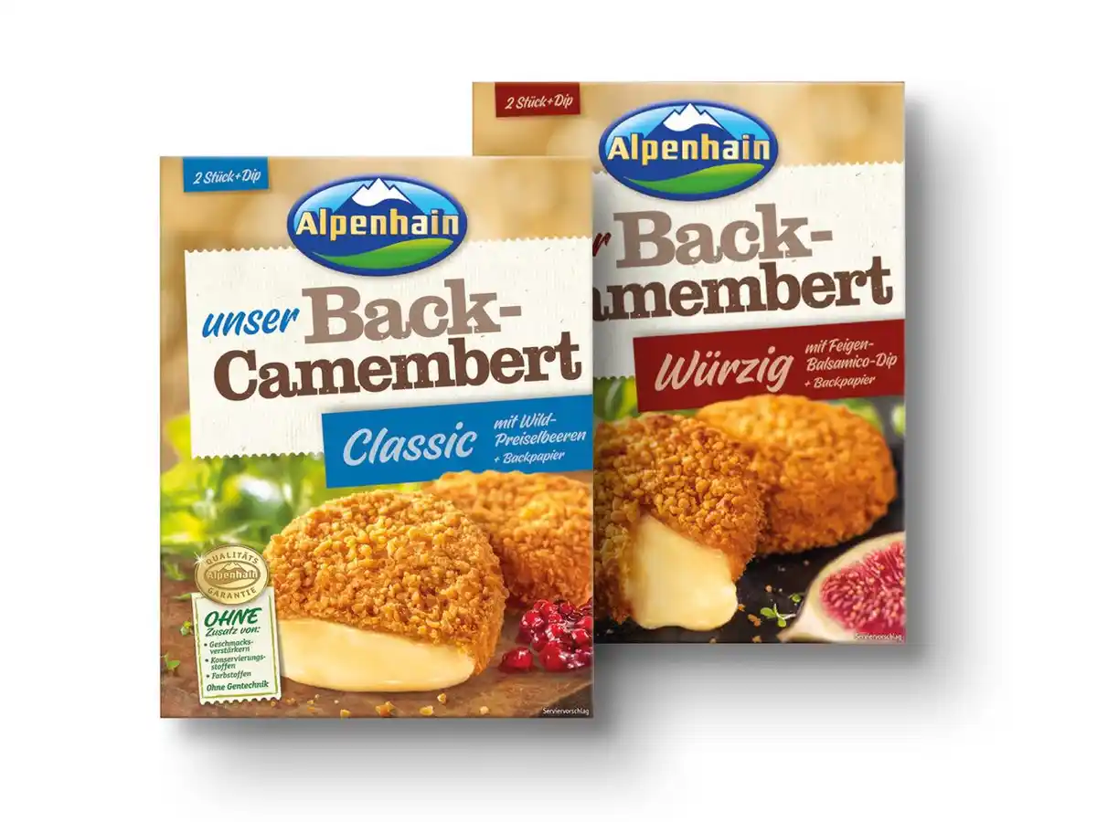 Bild 1 von Alpenhain Back-Käse-Minis/Back-Camembert,  200 g