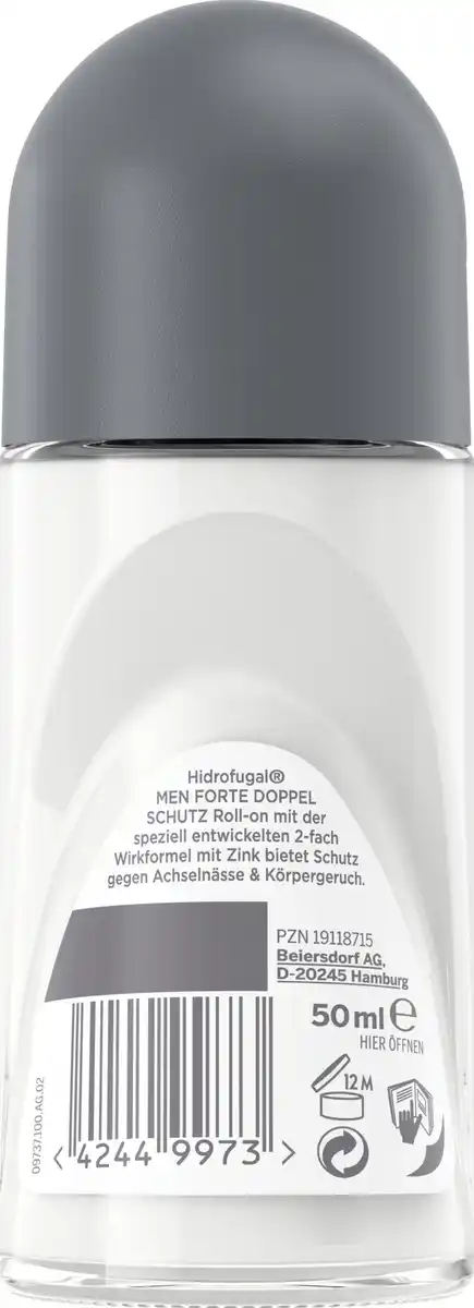 Bild 2 von Hidrofugal FORTE Doppel Schutz Anti-Transpirant Roll On MEN, 50 ml