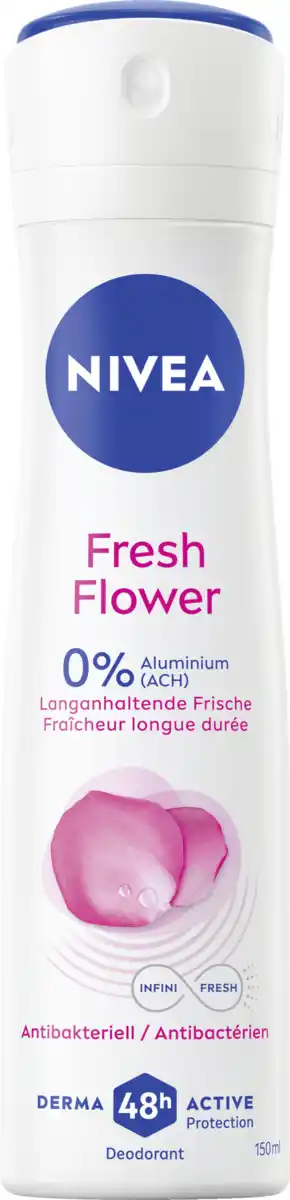 Bild 1 von NIVEA Fresh Flower Deodorant Spray, 150 ml
