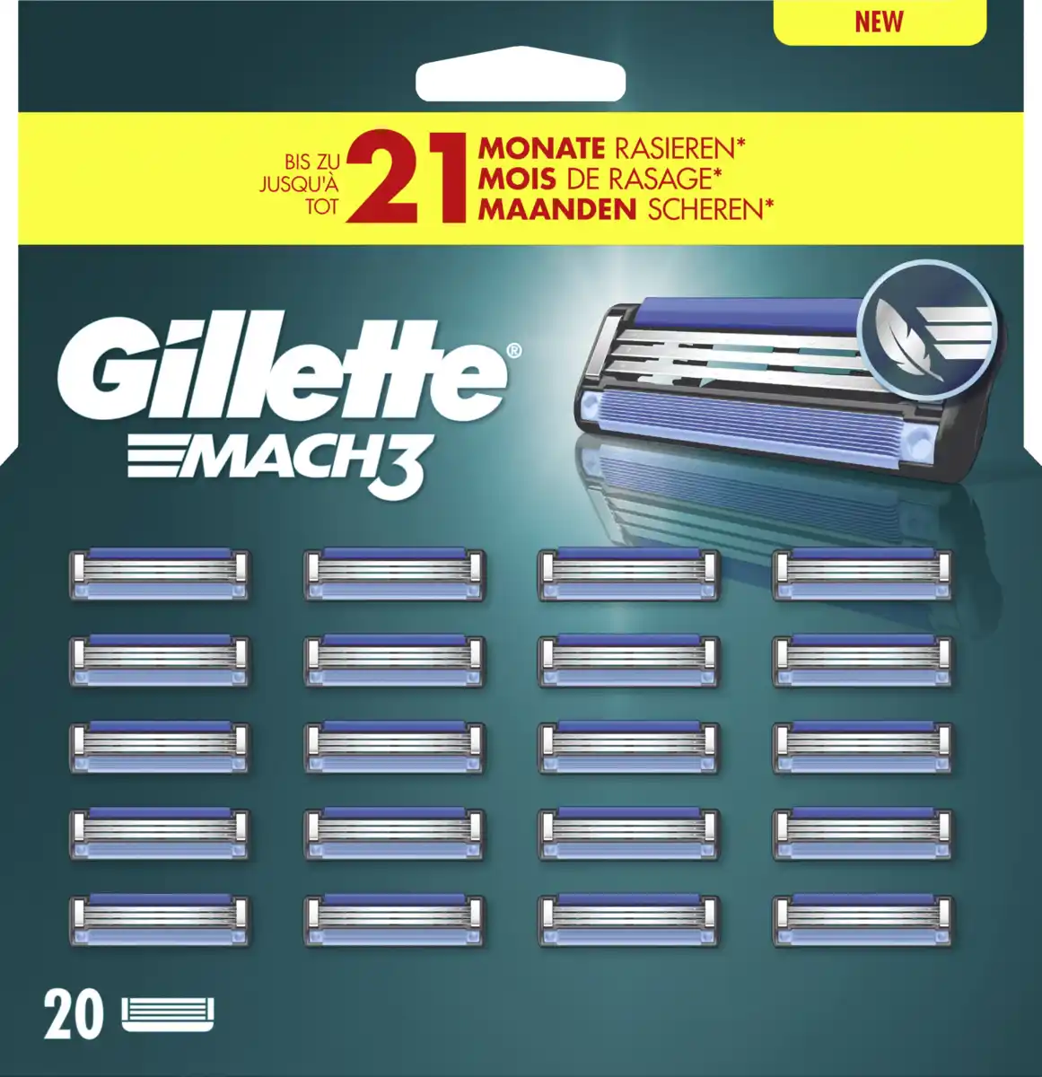 Bild 1 von Gillette MACH3 Rasierklingen