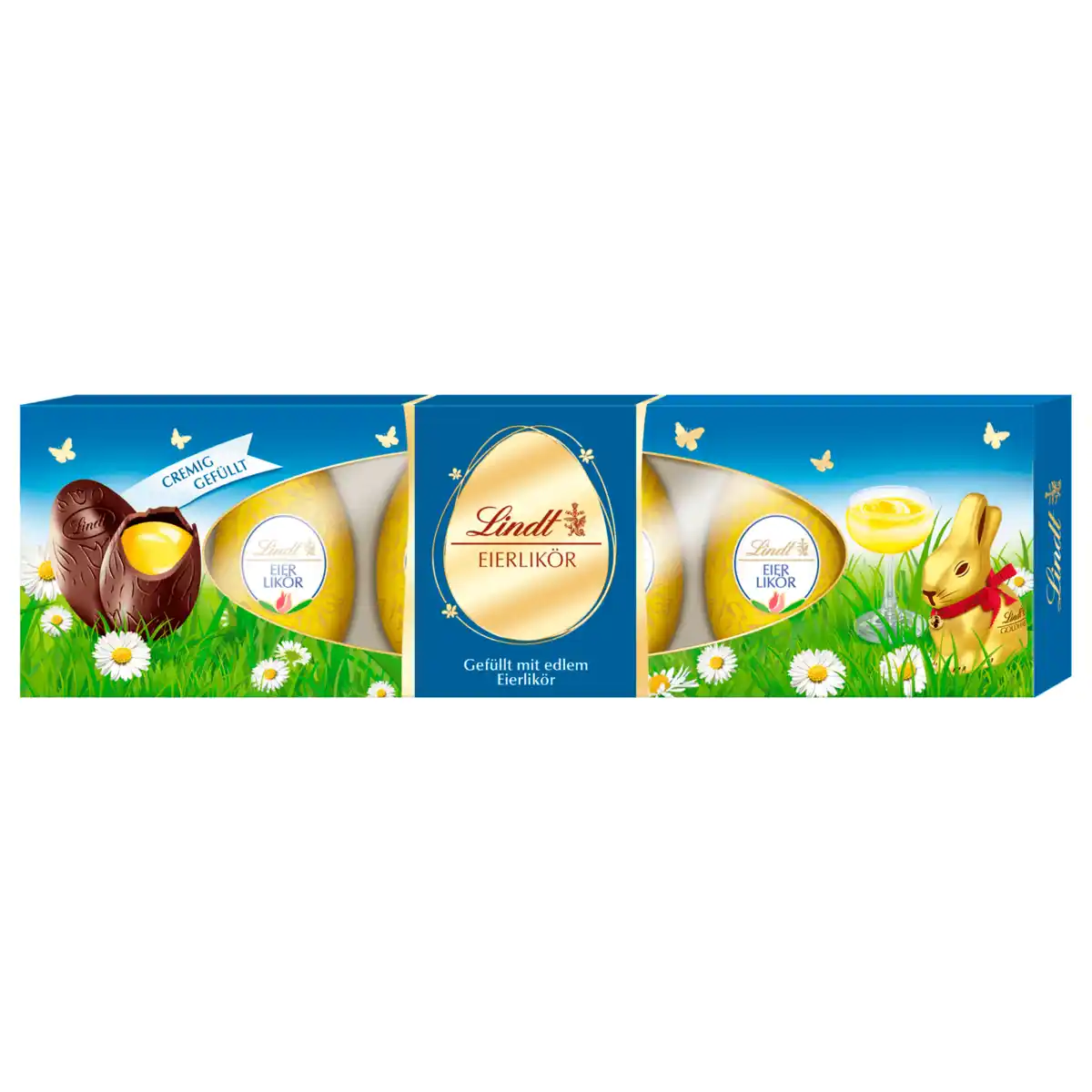 Bild 1 von Lindt Schokoladeneier gefüllt mit Eierlikör 108g