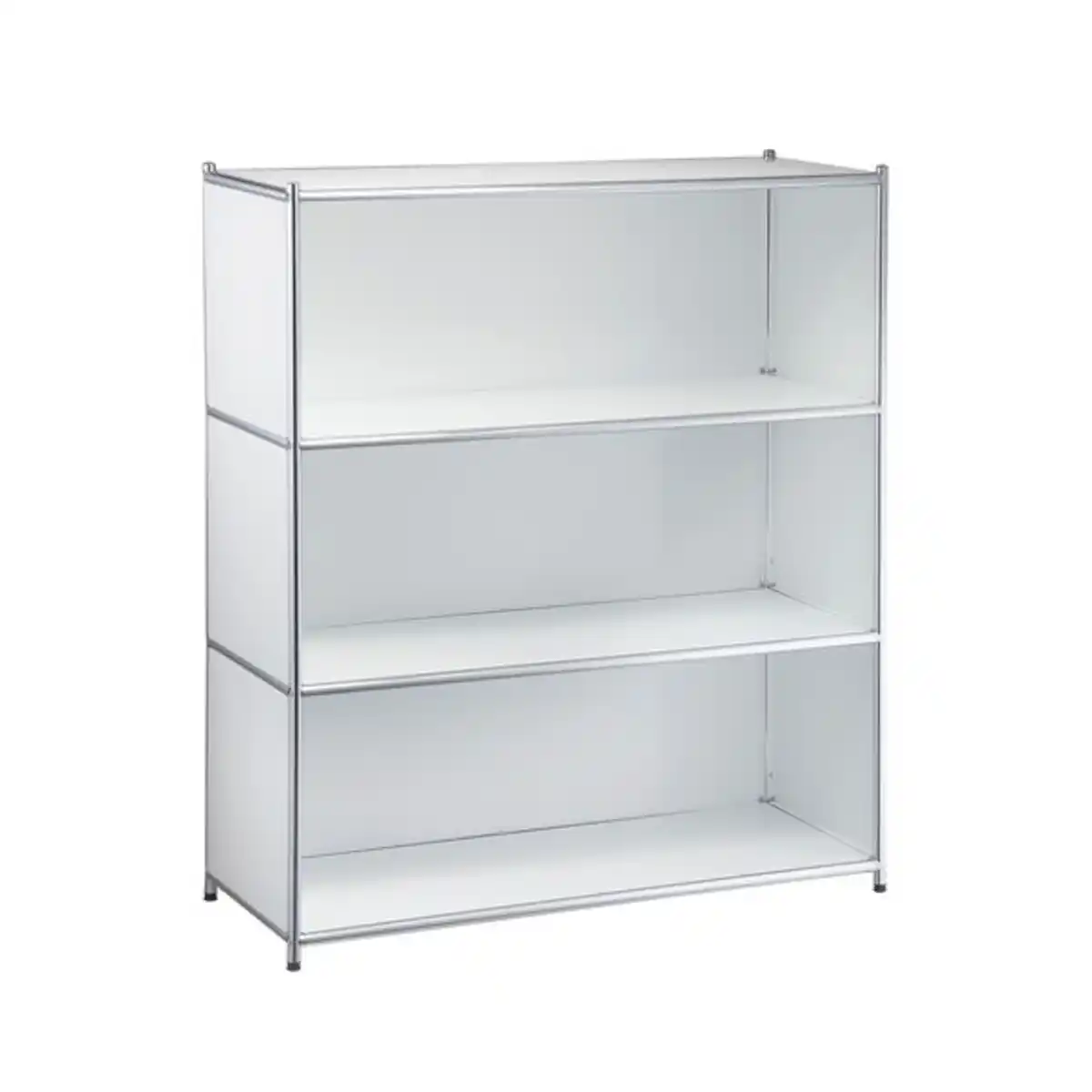 Bild 1 von Metallregal offen, weiß