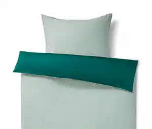 Baumwoll-Bettwäsche mit TENCEL™ Lyocell, grün, Übergröße