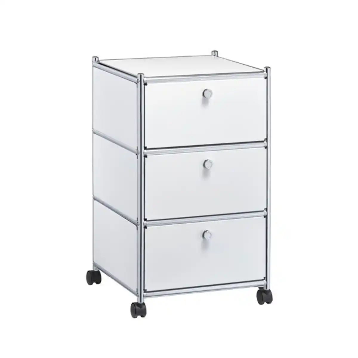 Bild 1 von Metall Rollcontainer, weiß