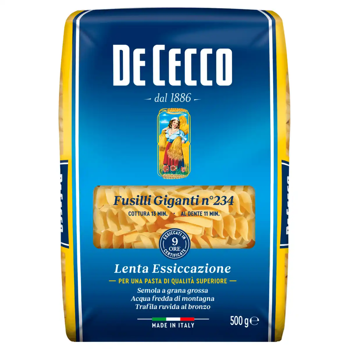 Bild 1 von De Cecco Fusilli Giganti Nr.234 500g