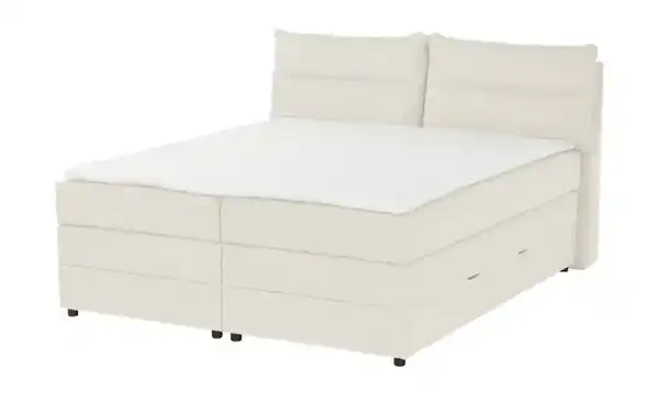 Bild 3 von Boxspringbett mit Bettkasten  ¦ beige ¦ Maße (cm): B: 153 H: 109 Betten > Boxspringbetten - Möbel Kraft