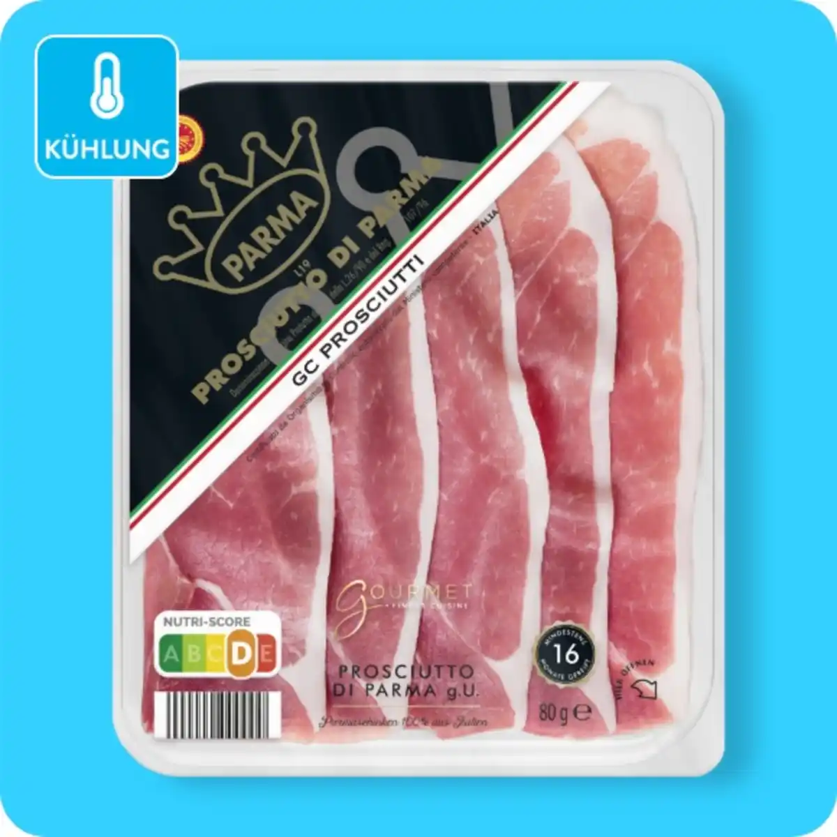 Bild 1 von GOURMET FINEST CUISINE Prosciutto di Parma g. U.³, Mind. 14 Monate gereift