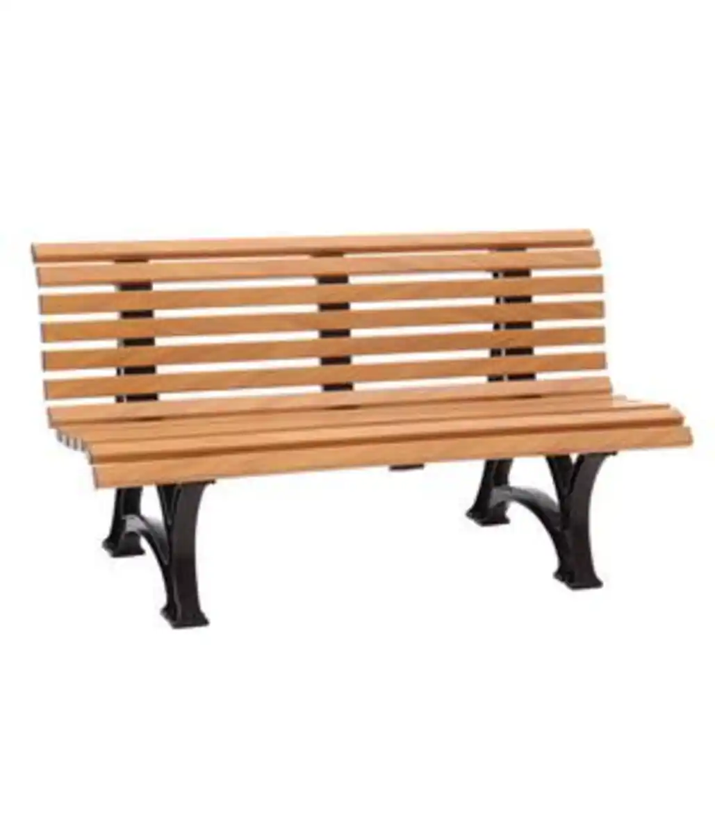 Bild 1 von Bank Helgoland, Holzoptik, 3-Sitzer