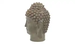 Deko Buddhakopf   ¦ braun ¦ Magnesia ¦ Maße (cm): B: 20 H: 31 T: 21.0 Dekoration > Dekoartikel - Möbel Kraft
