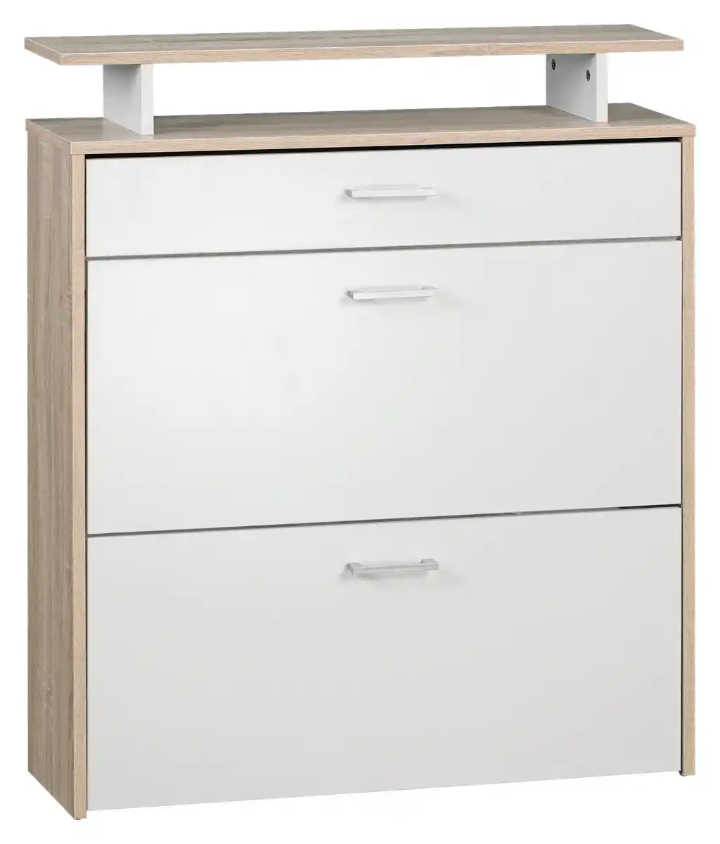 Bild 1 von Schuhkipper 'WL1.794', weiss/braun, Weiß, Sonoma Eiche