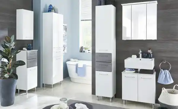 Bild 3 von smart Spiegelschrank  Onda ¦ weiß ¦ Maße (cm): B: 65 H: 70 T: 16.0 Schränke > Badschränke > Spiegelschränke - Möbel Kraft