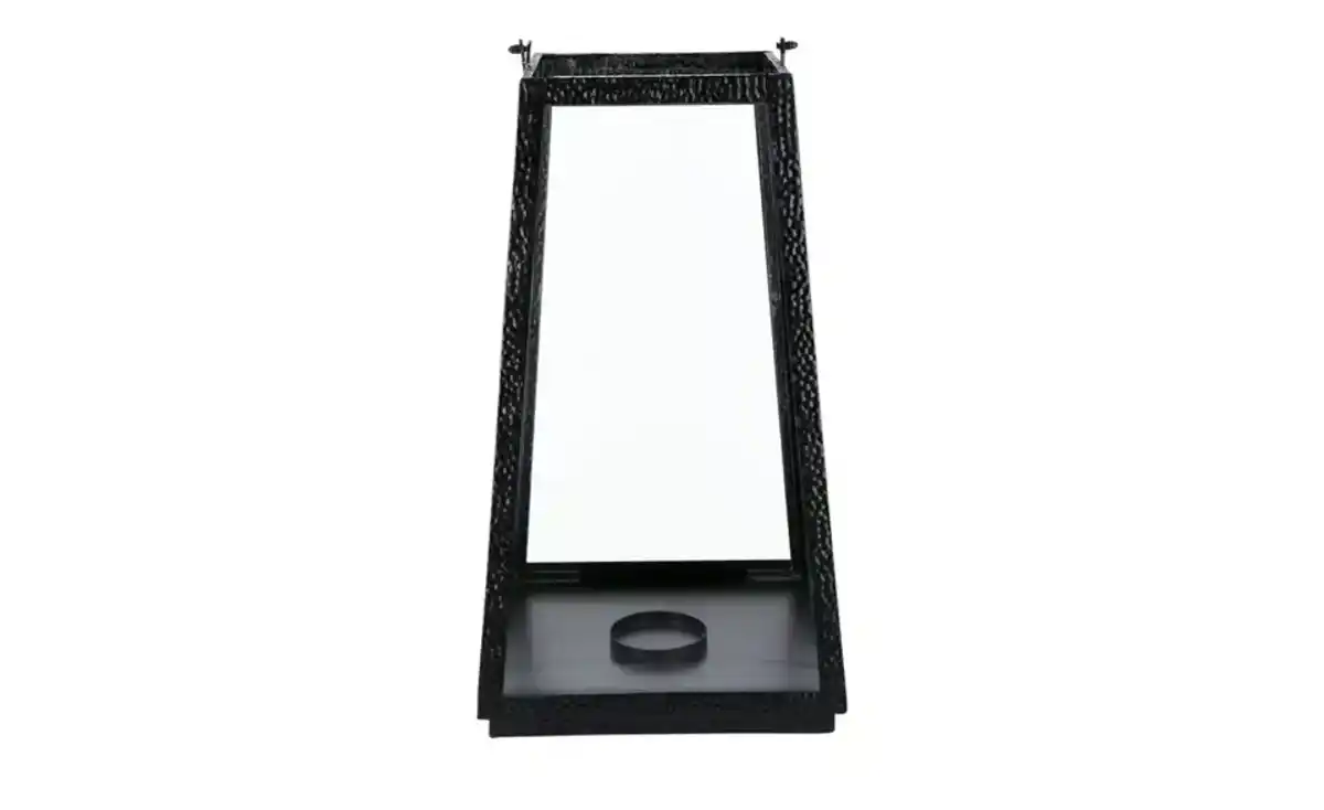 Bild 3 von Laterne   ¦ schwarz ¦ Eisen,Glas ¦ Maße (cm): B: 28 H: 52 T: 28.0 Dekoration > Laternen & Windlichter - Möbel Kraft