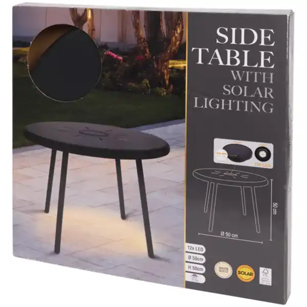 Bild 4 von Beistelltisch mit Solarbeleuchtung