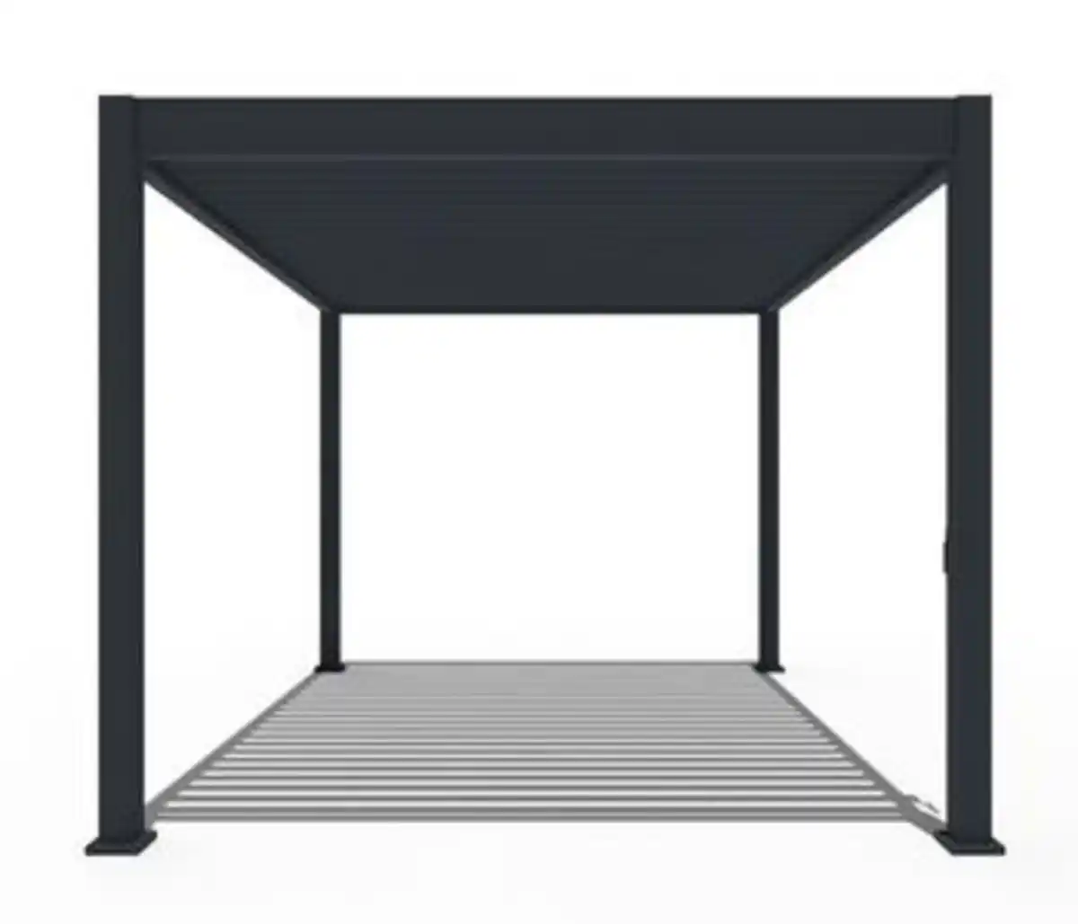Bild 1 von Weide Classic Pergola Alu-Stahl, ca. B360/H255/T300 cm
