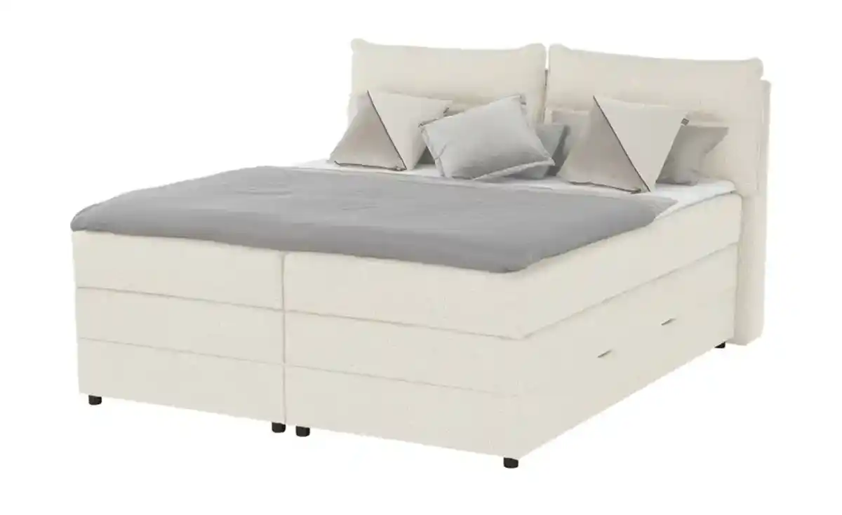 Bild 1 von Boxspringbett mit Bettkasten  ¦ beige ¦ Maße (cm): B: 153 H: 109 Betten > Boxspringbetten - Möbel Kraft