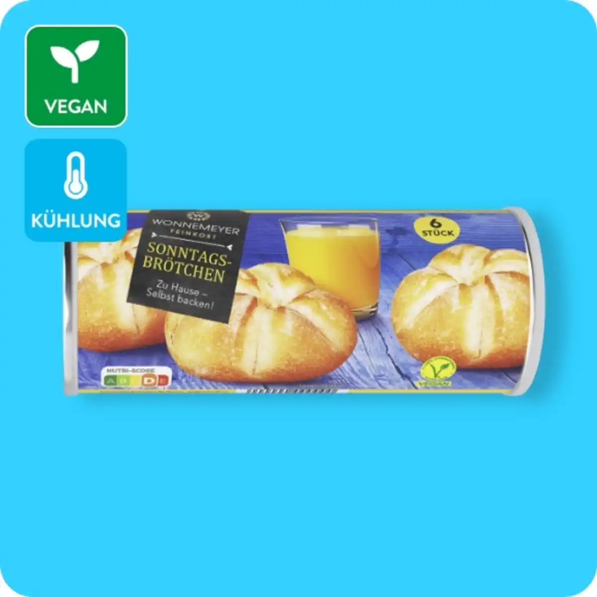 Bild 1 von WONNEMEYER Frühstücksbackwaren, Sonntagsbrötchen