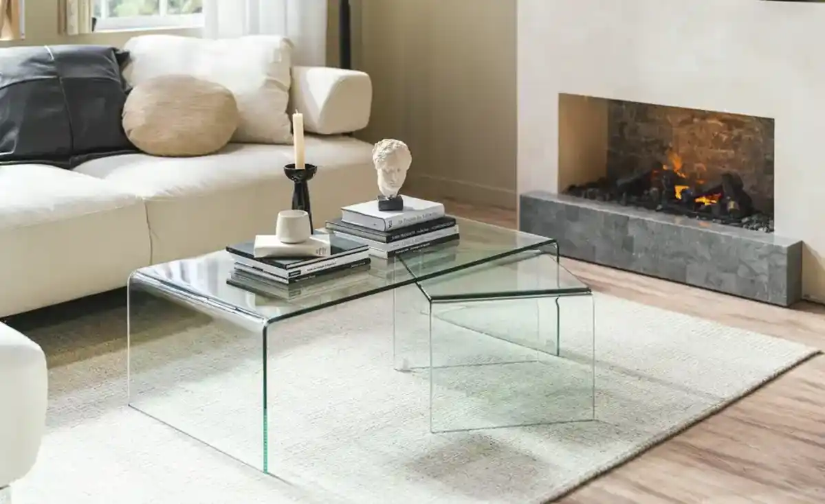 Bild 1 von Couchtisch   ¦ transparent/klar ¦ Maße (cm): B: 55 H: 35 Tische > Couchtische - Möbel Kraft