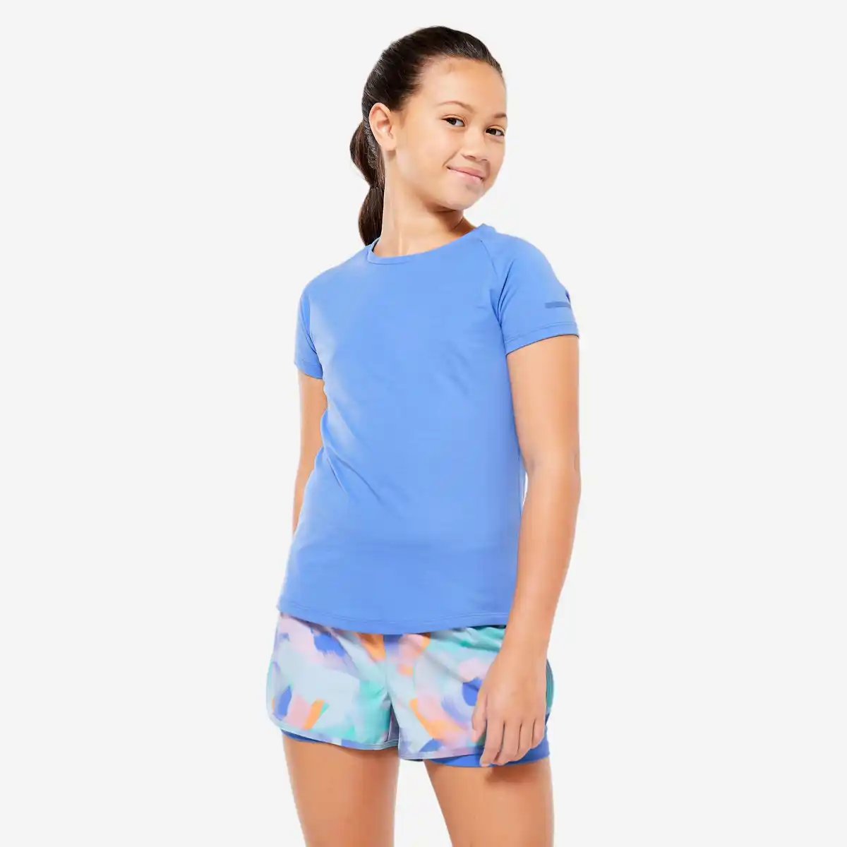 Bild 1 von DECATHLON T-Shirt Mädchen atmungsaktiv - S500 blau