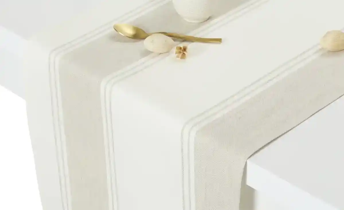 Bild 3 von HOME STORY Tischläufer  Maritim Living ¦ beige ¦ Leinen ¦ Maße (cm): B: 40 Sale > Haushalt Sale - Möbel Kraft