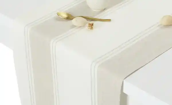 Bild 3 von HOME STORY Tischläufer  Maritim Living ¦ beige ¦ Leinen ¦ Maße (cm): B: 40 Sale > Haushalt Sale - Möbel Kraft